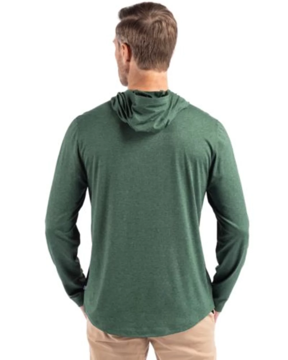 Cutter & Buck Coastline Epic Comfort Eco Recycled Mens Hooded Shirt
