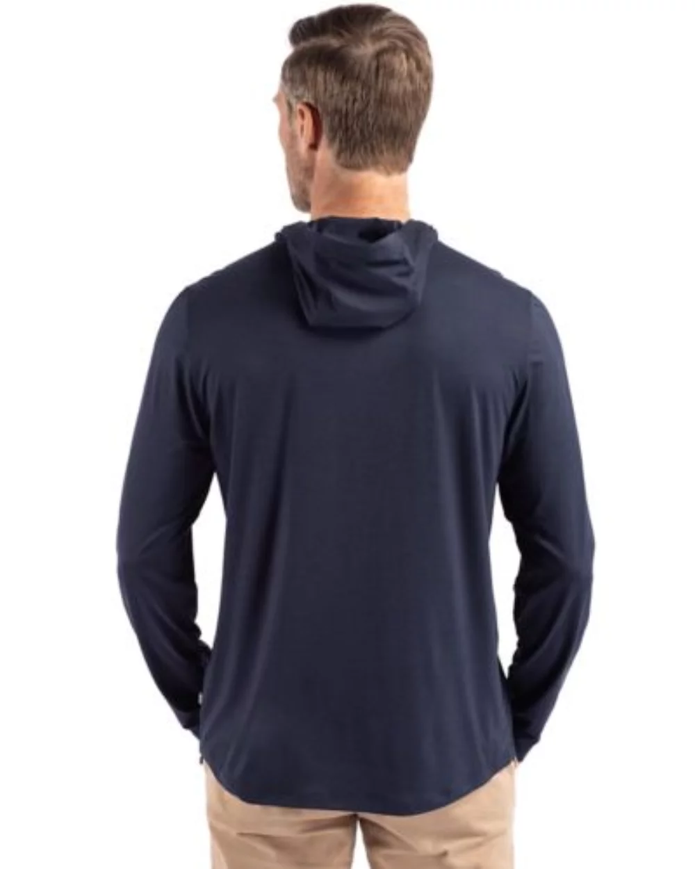 Chemise à capuche pour hommes Cutter & Buck Coastline Epic Comfort Eco Recycled