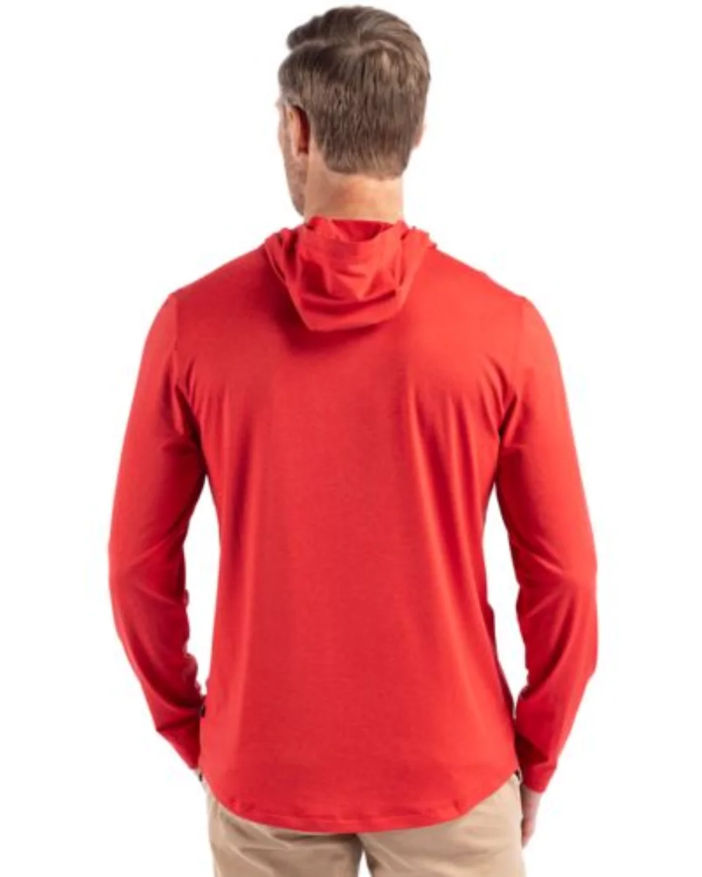 Cutter & Buck Coastline Epic Comfort Eco Recycled Mens Hooded Shirt