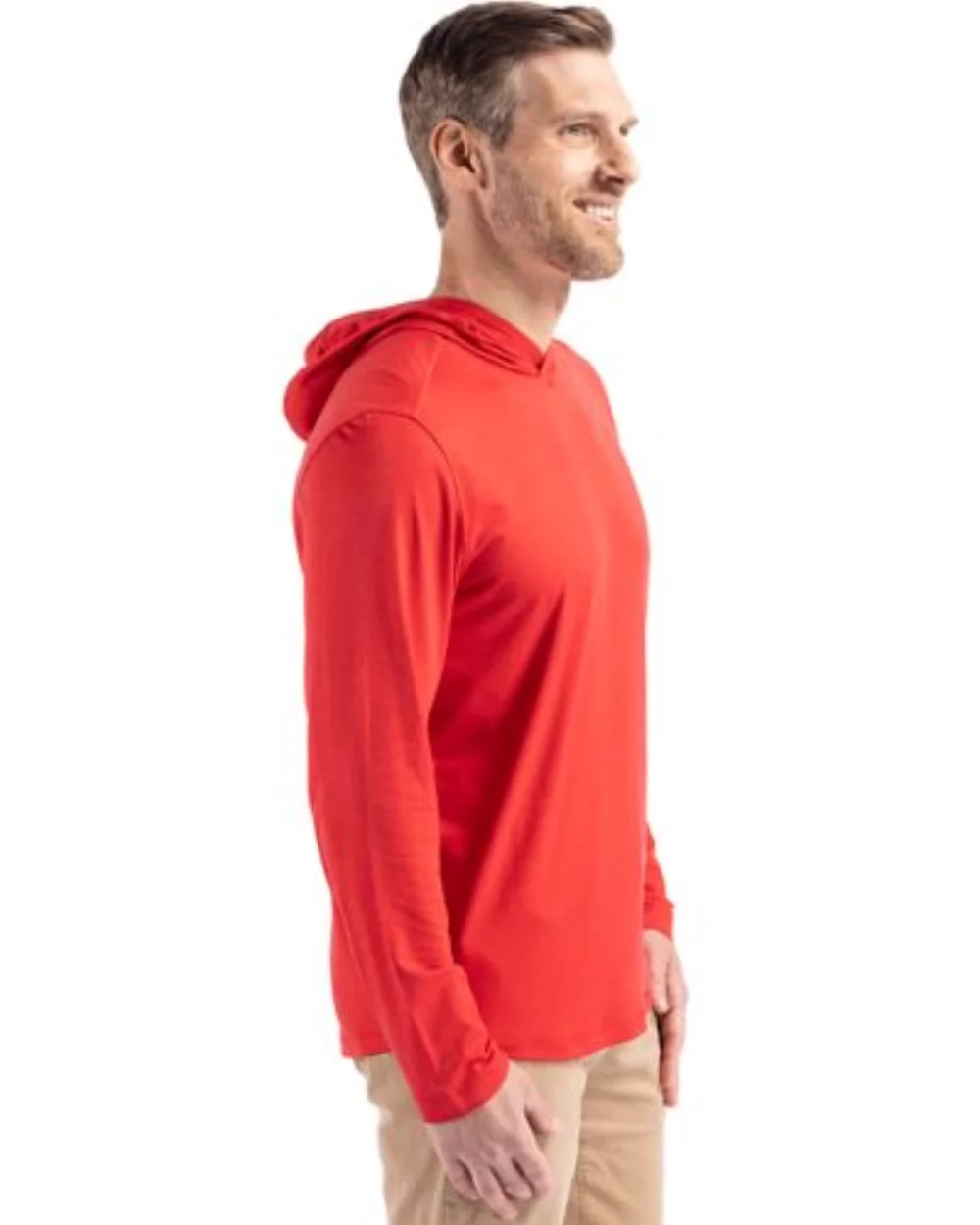 Chemise à capuche pour hommes Cutter & Buck Coastline Epic Comfort Eco Recycled