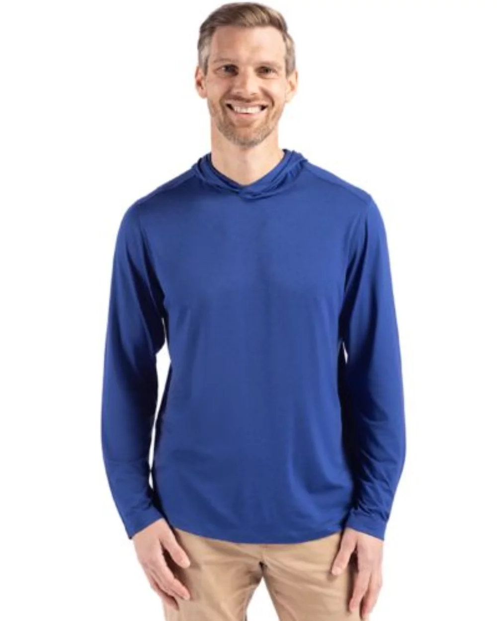 Chemise à capuche pour hommes Cutter & Buck Coastline Epic Comfort Eco Recycled