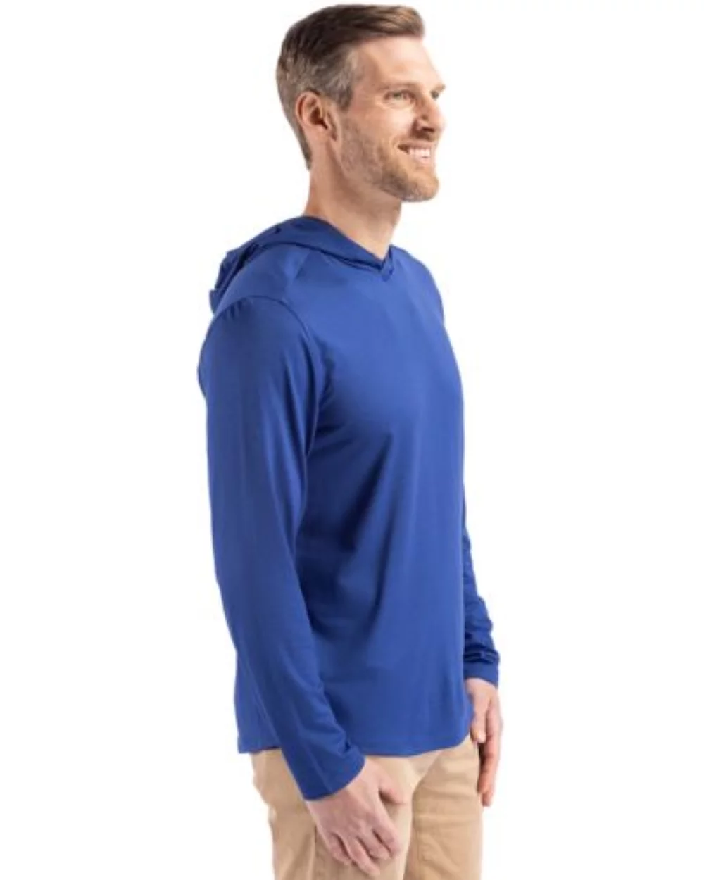 Cutter & Buck Coastline Epic Comfort Eco Recycled Mens Hooded Shirt