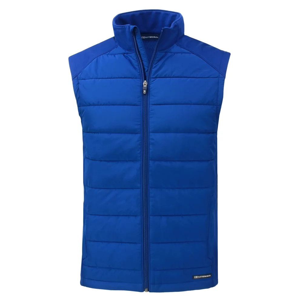 Veste zippée pour homme Cutter & Buck Evoke Hybrid Eco Softshell recyclée