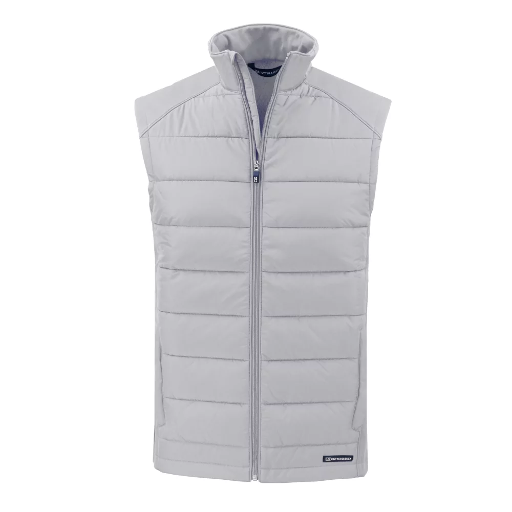 Veste zippée pour homme Cutter & Buck Evoke Hybrid Eco Softshell recyclée