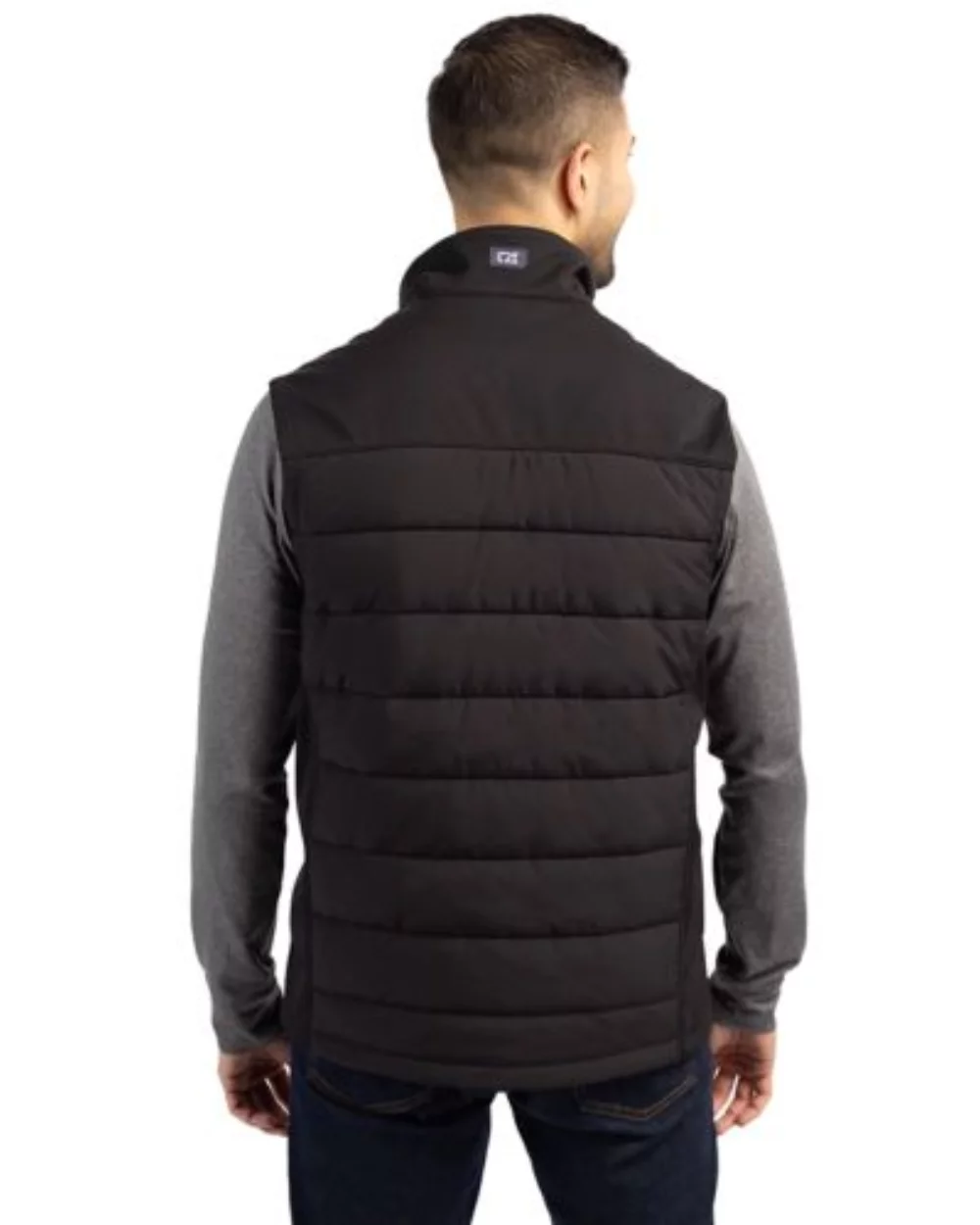Cutter & Buck Evoke Hybrid Eco Softshell Recycled Mens Full Zip Vest