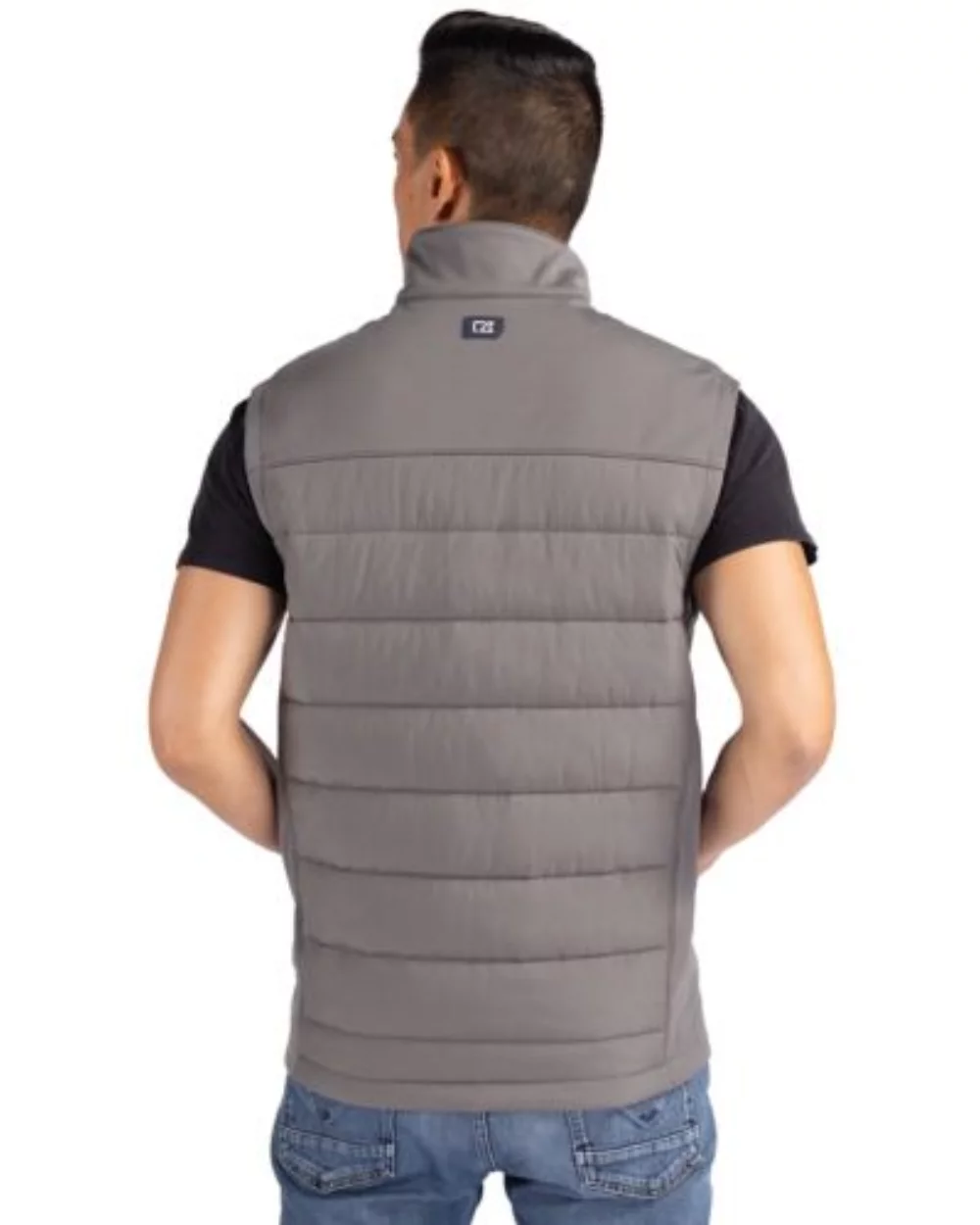 Veste zippée pour homme Cutter & Buck Evoke Hybrid Eco Softshell recyclée