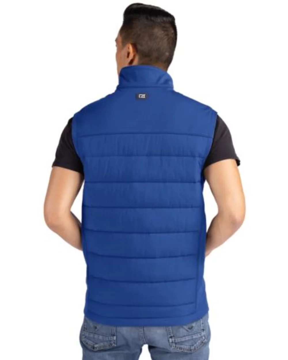 Veste zippée pour homme Cutter & Buck Evoke Hybrid Eco Softshell recyclée