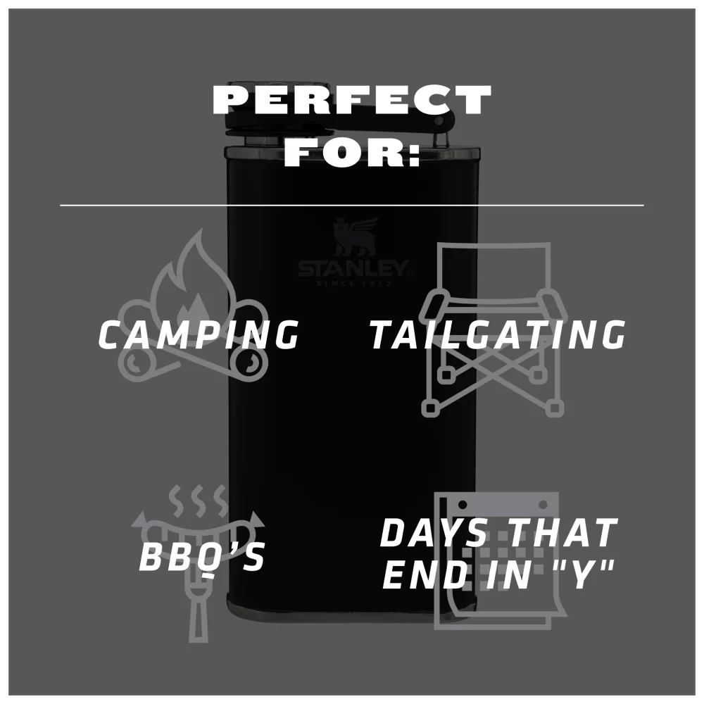 Stanley Easy Fill Wide Mouth Flask 8oz