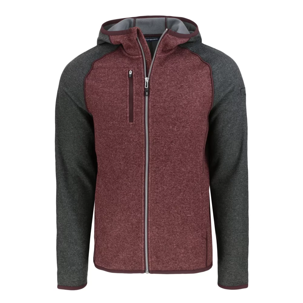 Veste à capuche zippée Cutter & Buck Mainsail pour homme