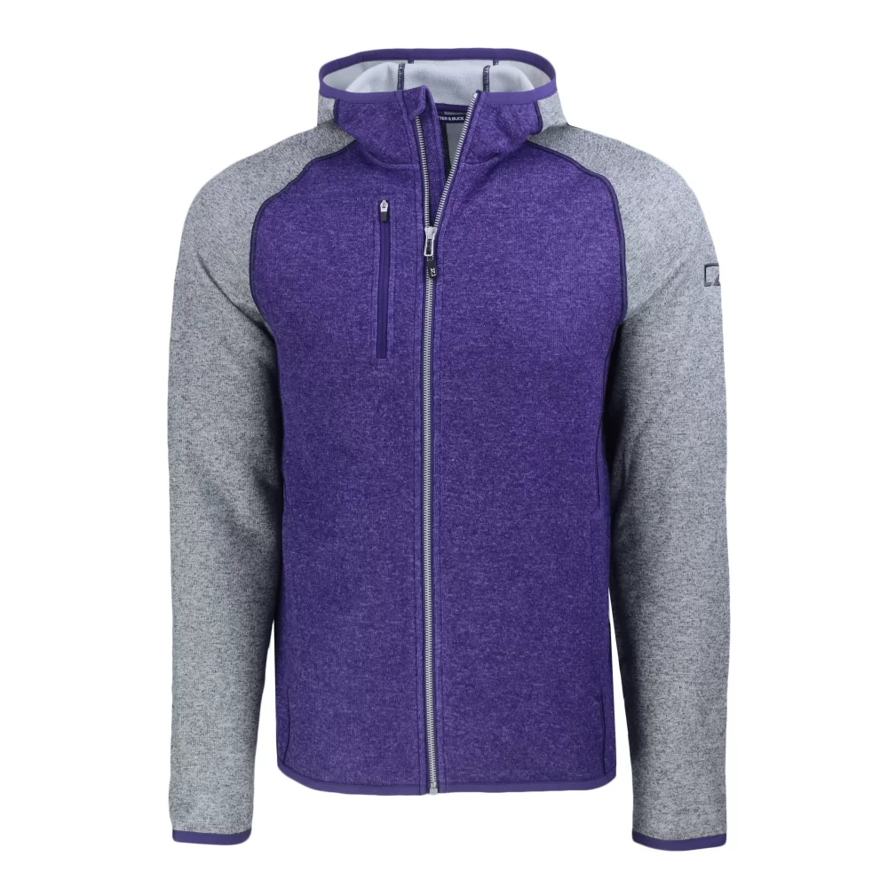 Veste à capuche zippée Cutter & Buck Mainsail pour homme