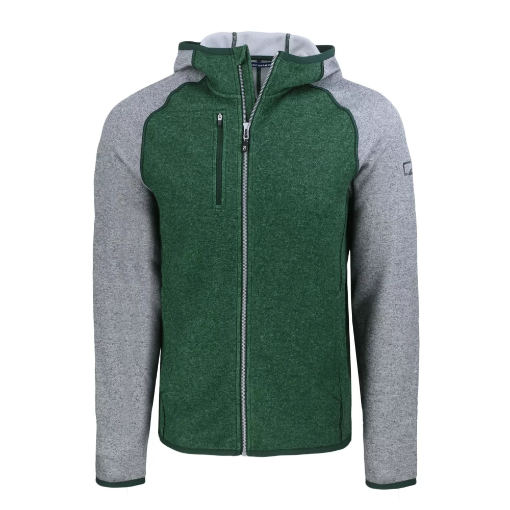 Veste à capuche zippée Cutter & Buck Mainsail pour homme
