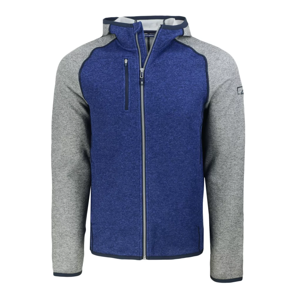 Veste à capuche zippée Cutter & Buck Mainsail pour homme