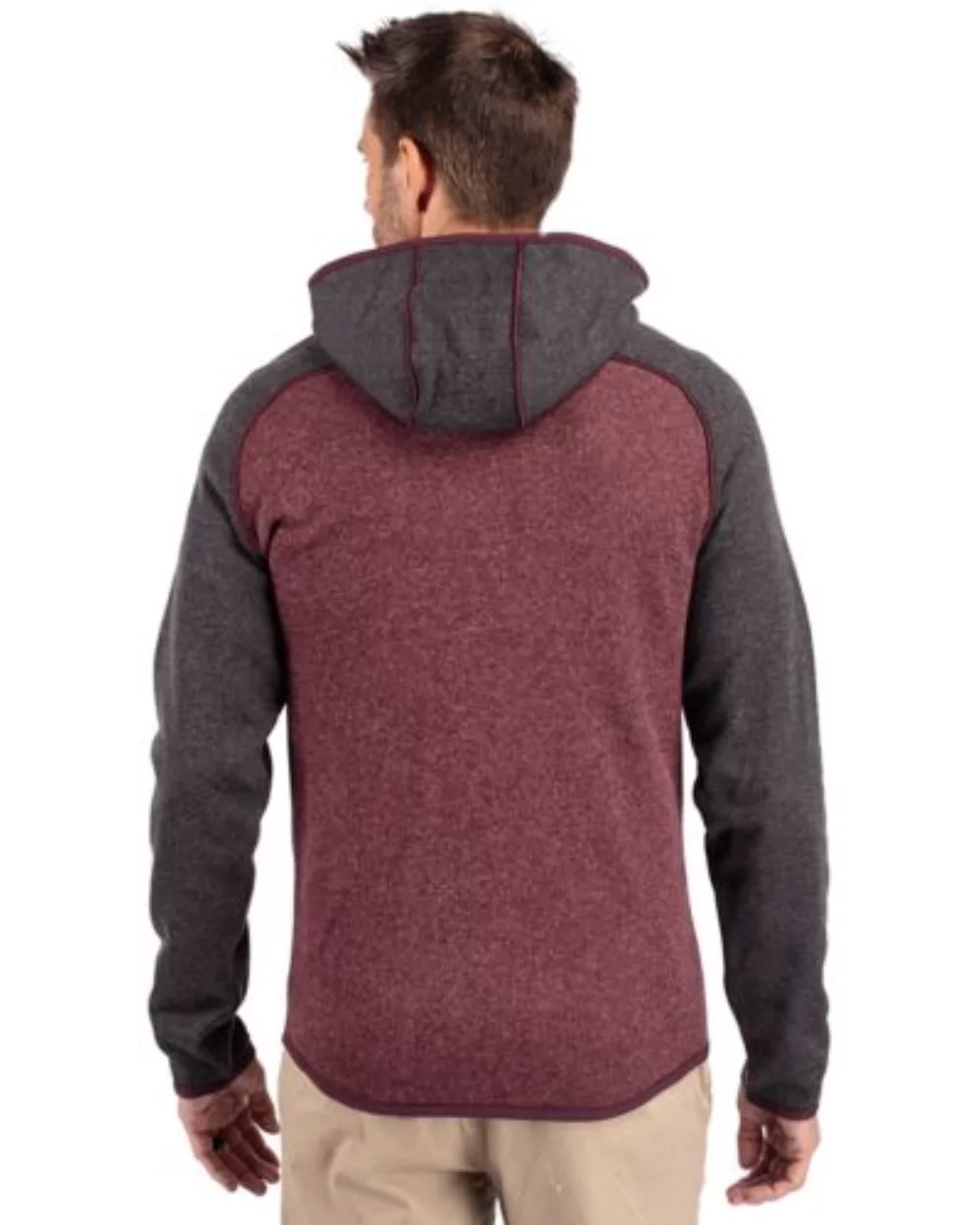 Veste à capuche zippée Cutter & Buck Mainsail pour homme