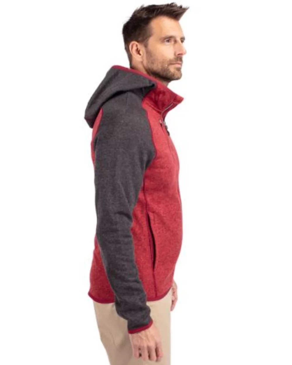 Veste à capuche zippée Cutter & Buck Mainsail pour homme