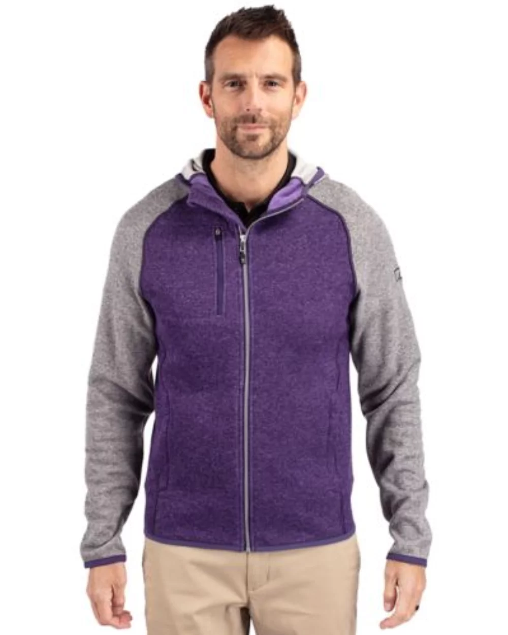 Cutter & Buck Mainsail Full Zip Hooded Mens Jacket