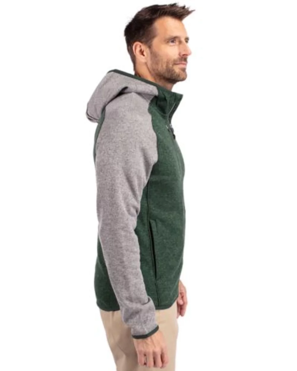 Veste à capuche zippée Cutter & Buck Mainsail pour homme