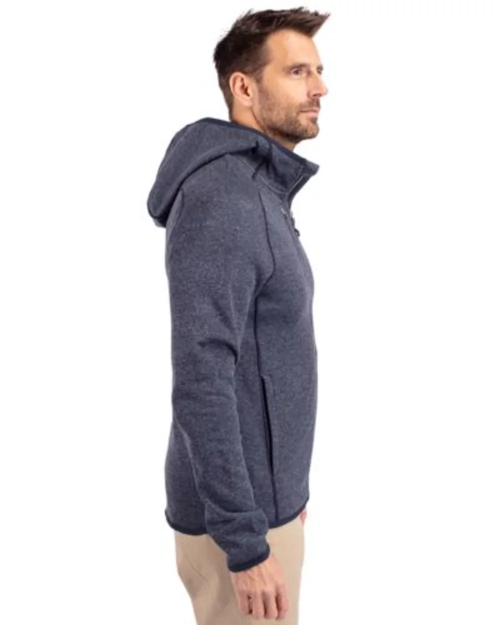Cutter & Buck Mainsail Full Zip Hooded Mens Jacket