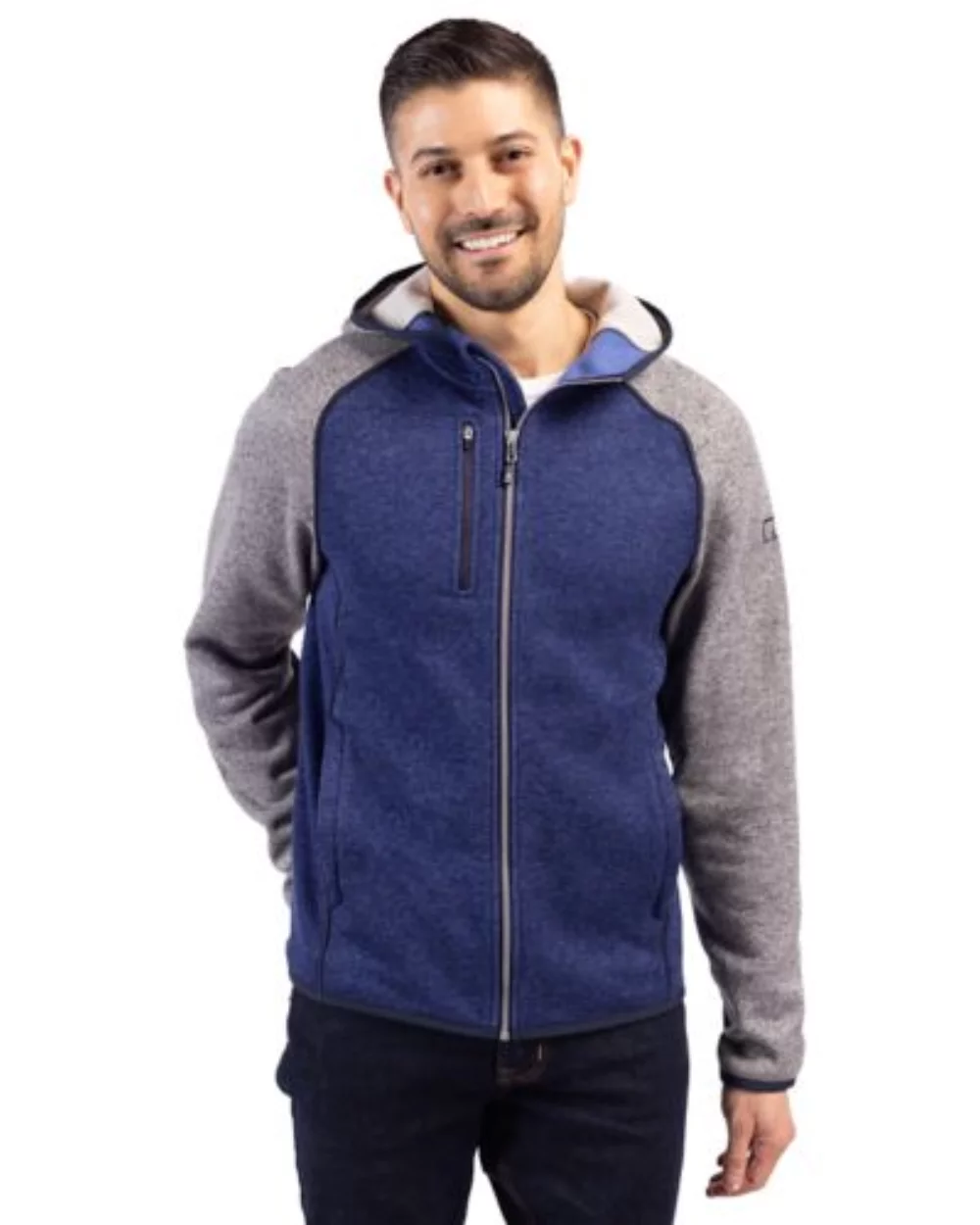 Cutter & Buck Mainsail Full Zip Hooded Mens Jacket