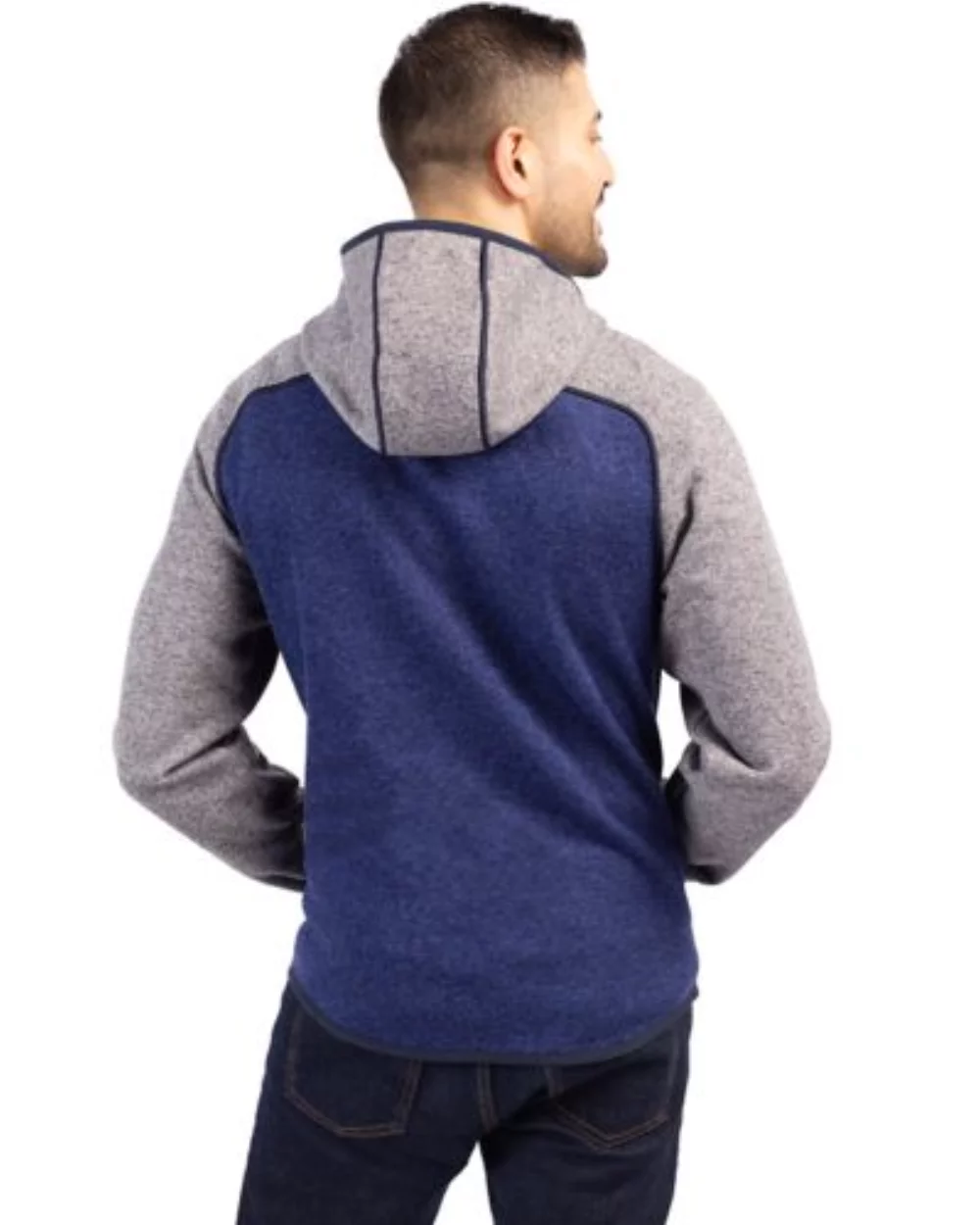 Veste à capuche zippée Cutter & Buck Mainsail pour homme