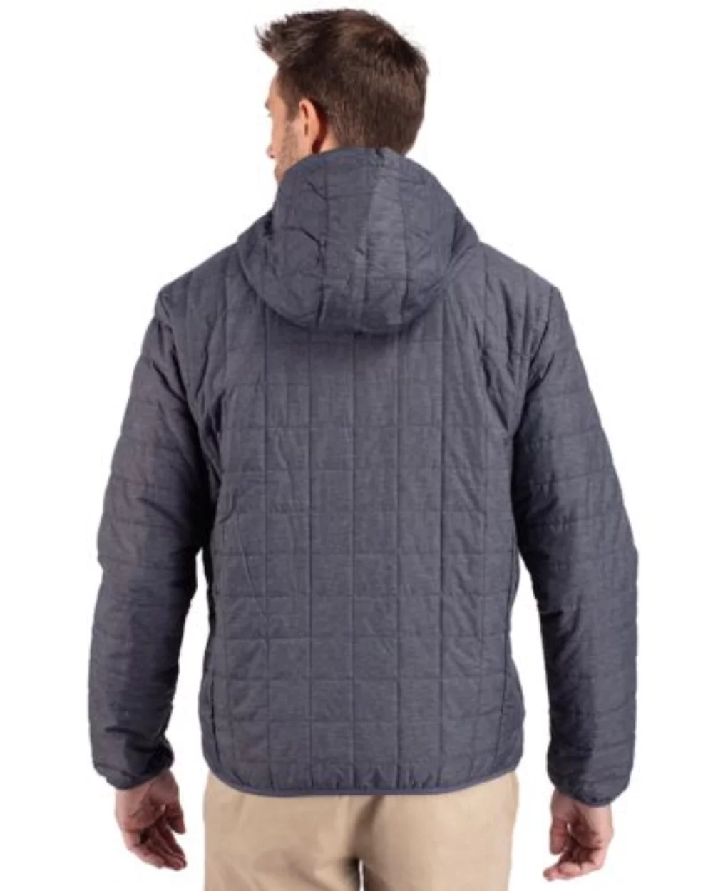 Cutter & Buck Rainier Primaloft Eco Mens Full Zip Hooded Jacket