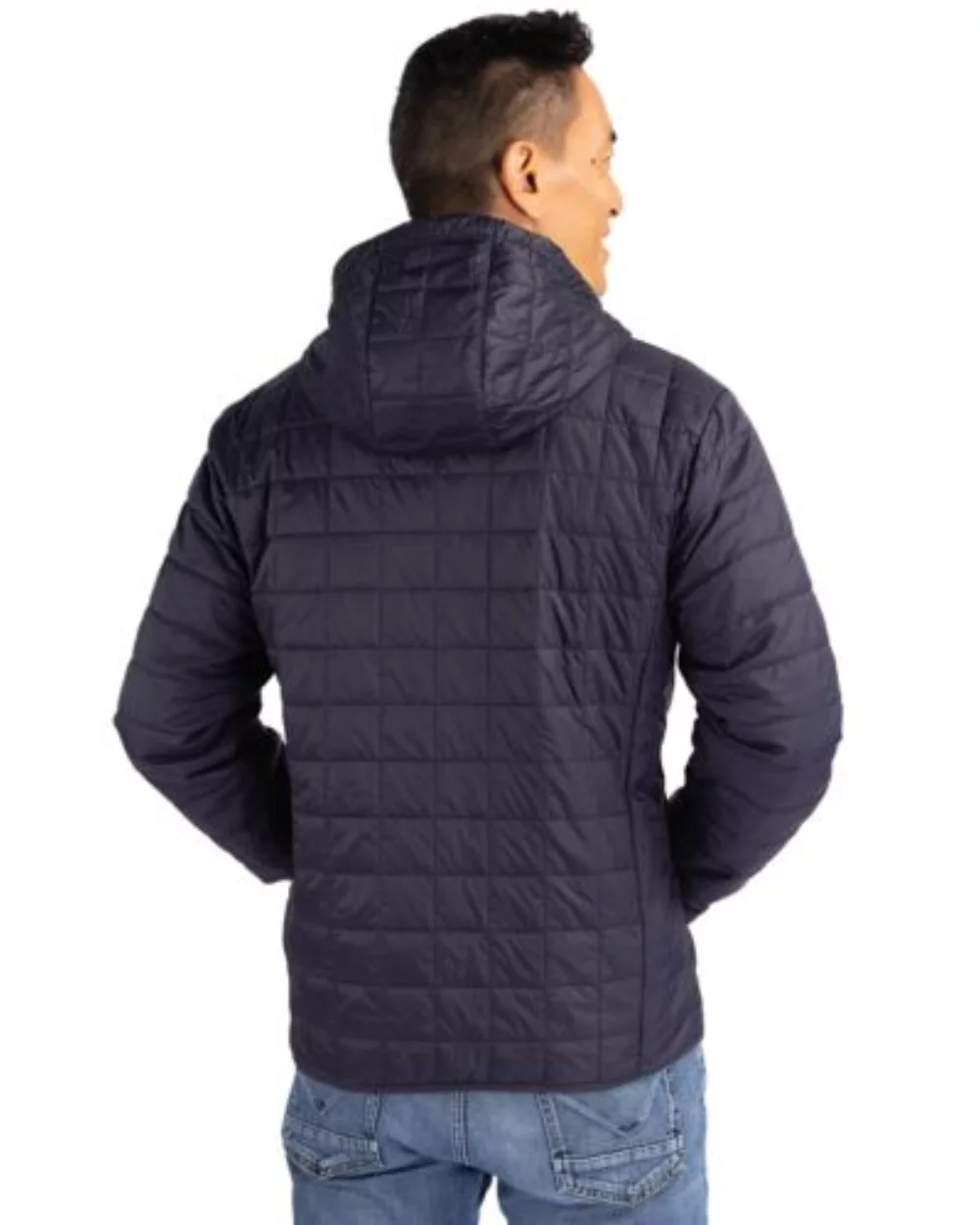 Veste à capuche zippée Cutter & Buck Rainier Primaloft Eco pour hommes