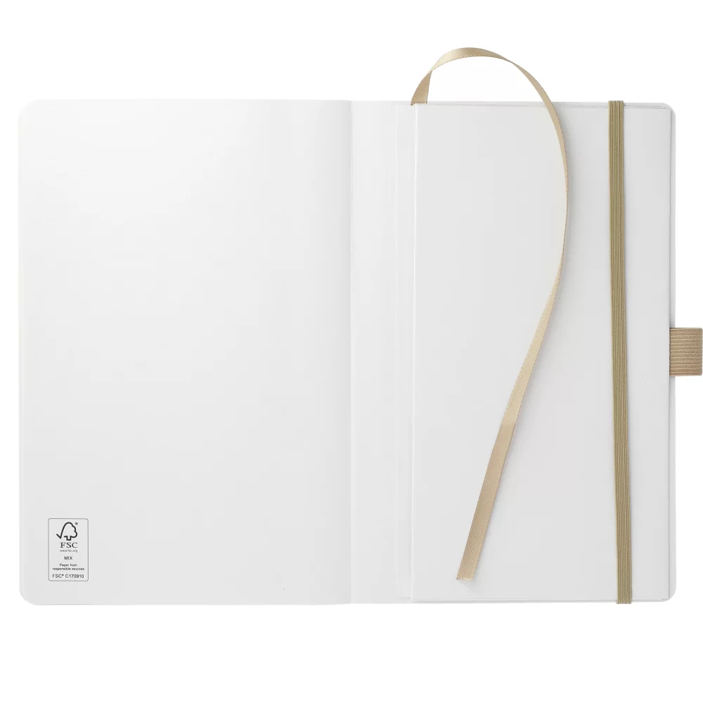 Journal à couverture souple en pierre FSC® Mix de 5,5" x 8,5"