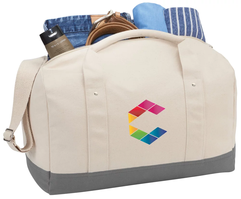 Belair 17" Cotton Canvas Duffel