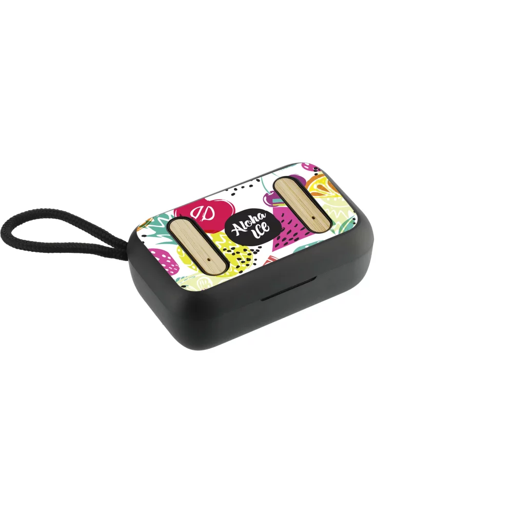 Écouteurs sans fil véritables Bloom Bamboo avec appairage automatique