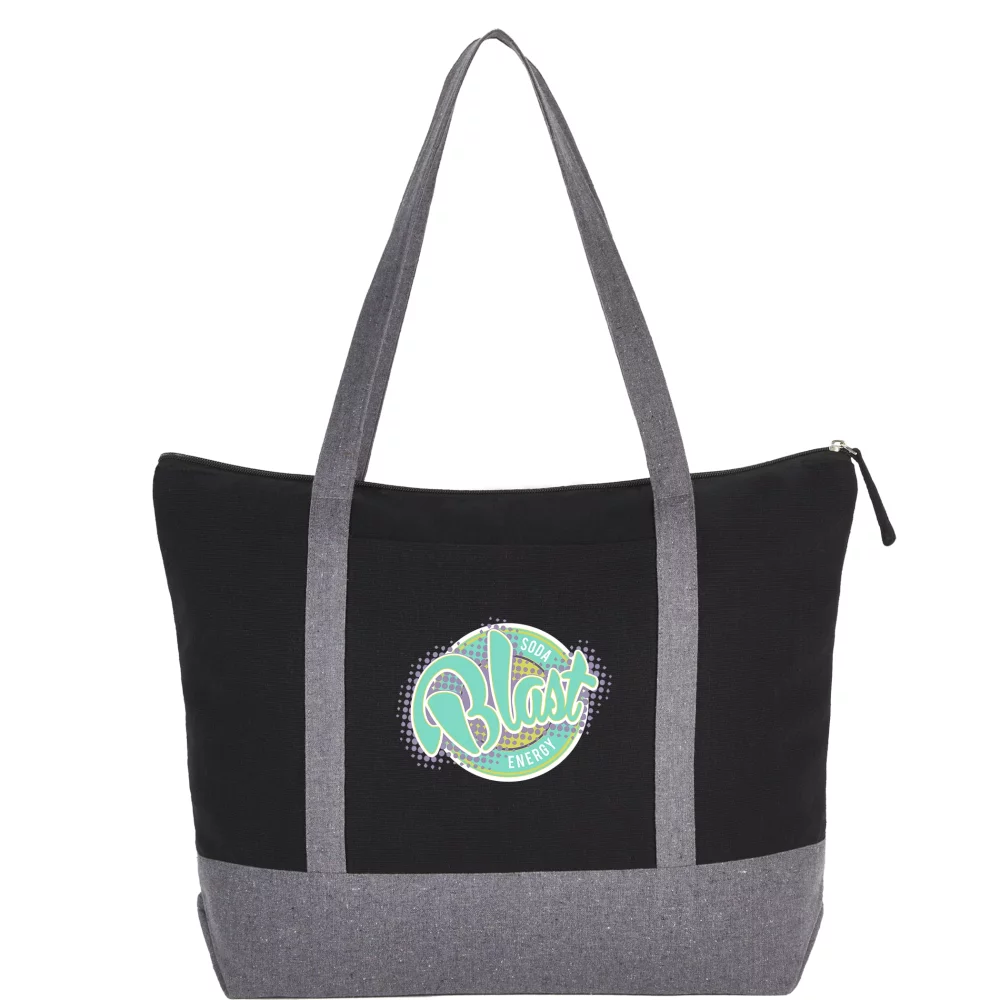 Repose 10oz Recycled Cotton Zippered Tote