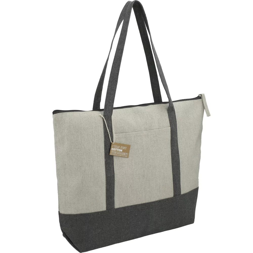 Repose 10oz Recycled Cotton Zippered Tote