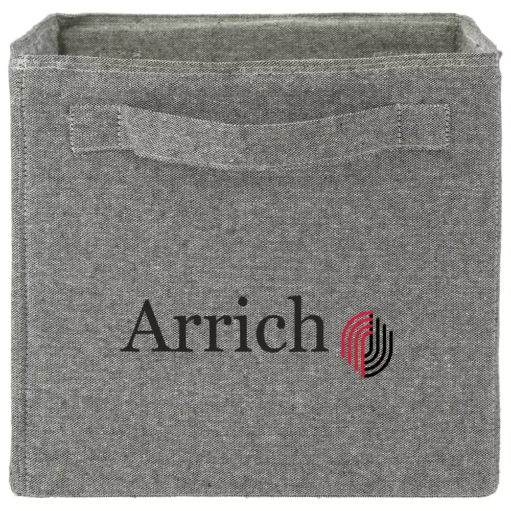 Cube de rangement en coton recyclé