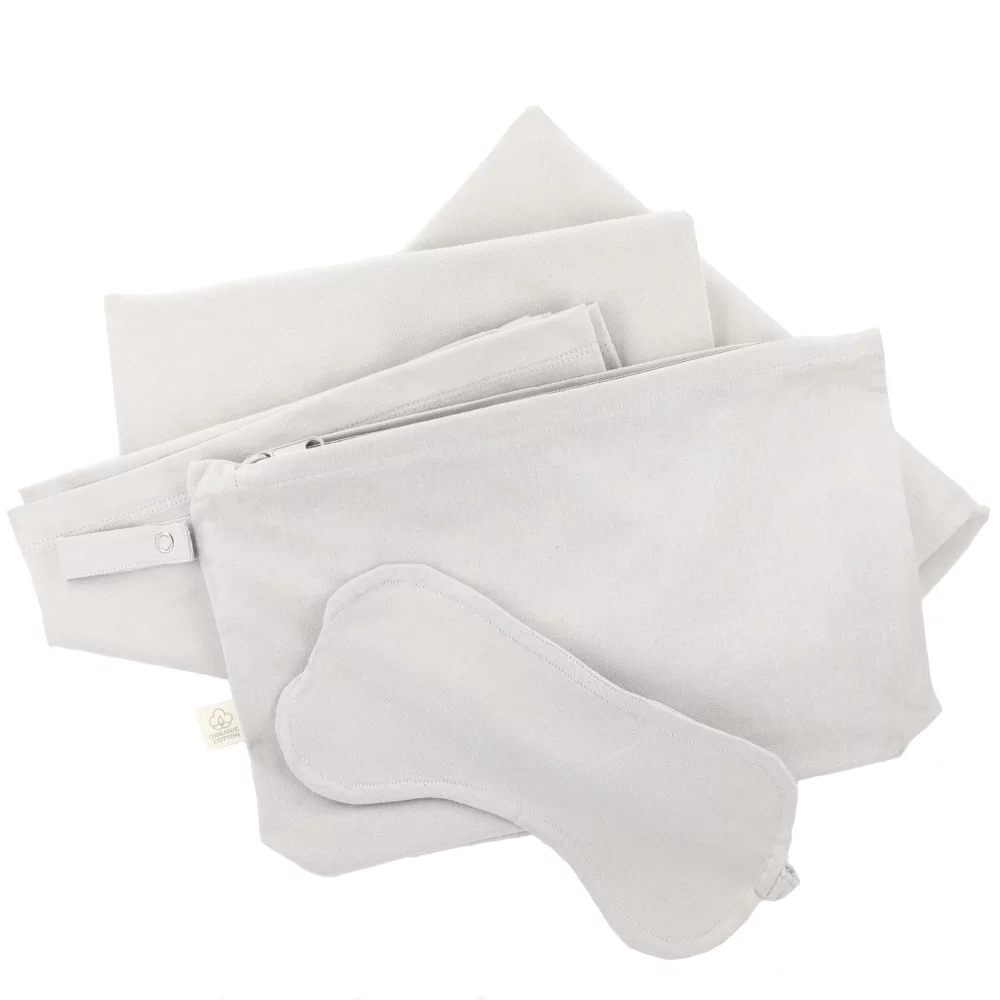 Trousse de voyage en coton biologique