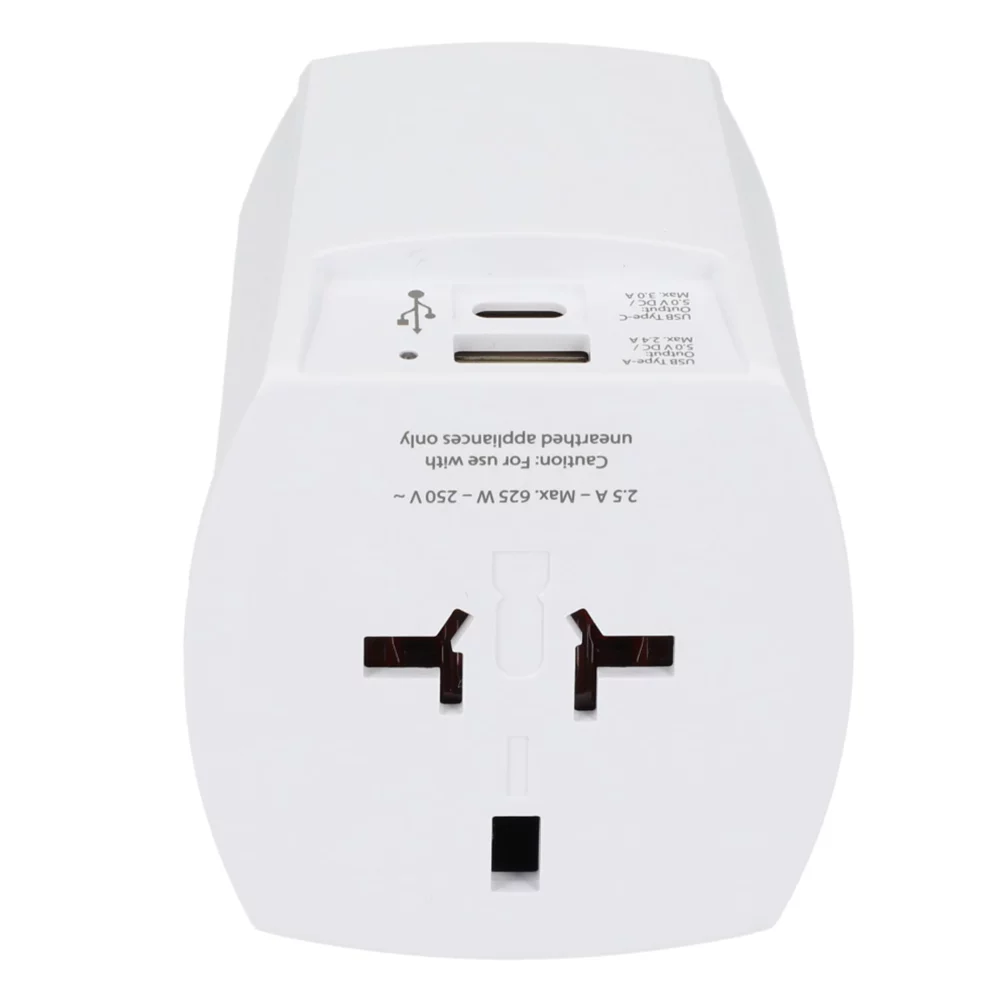 Adaptateur de voyage universel SKROSS MUV USB Type A & Type C