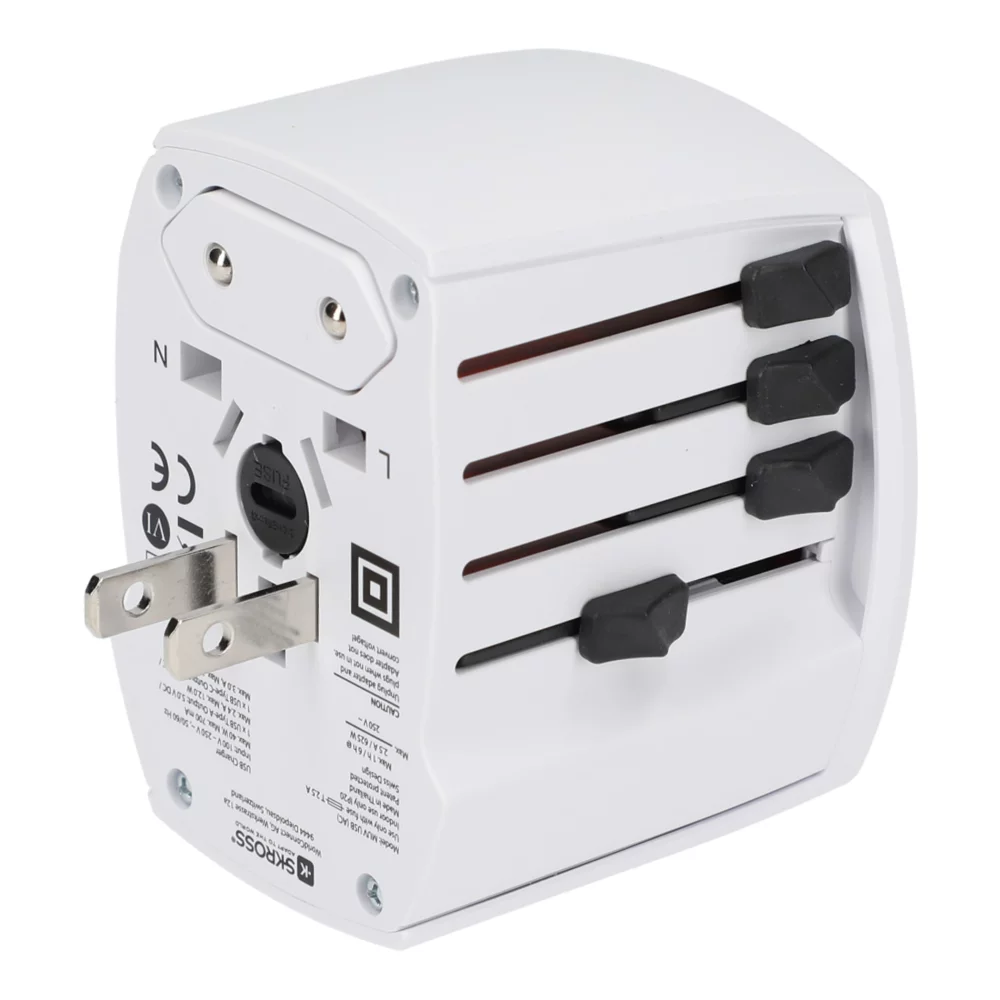 Adaptateur de voyage universel SKROSS MUV USB Type A & Type C