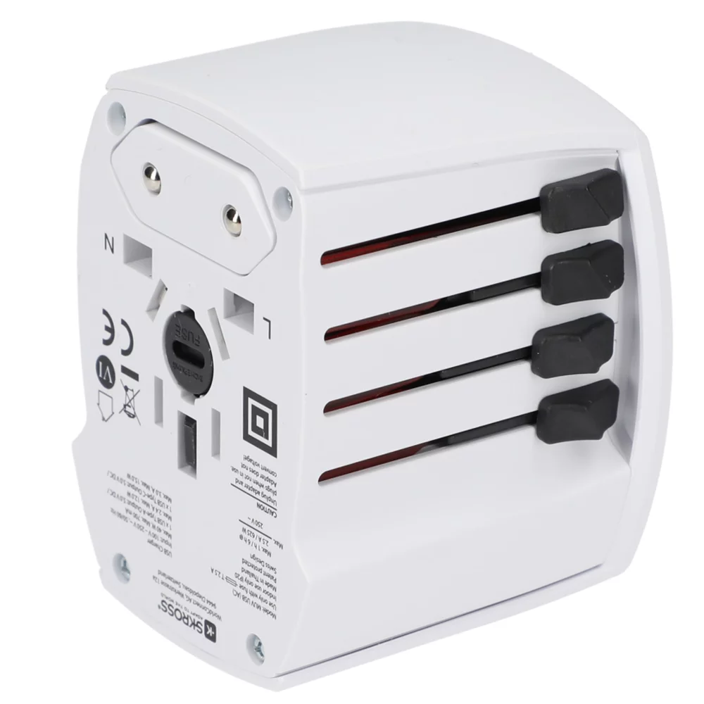 Adaptateur de voyage universel SKROSS MUV USB Type A & Type C