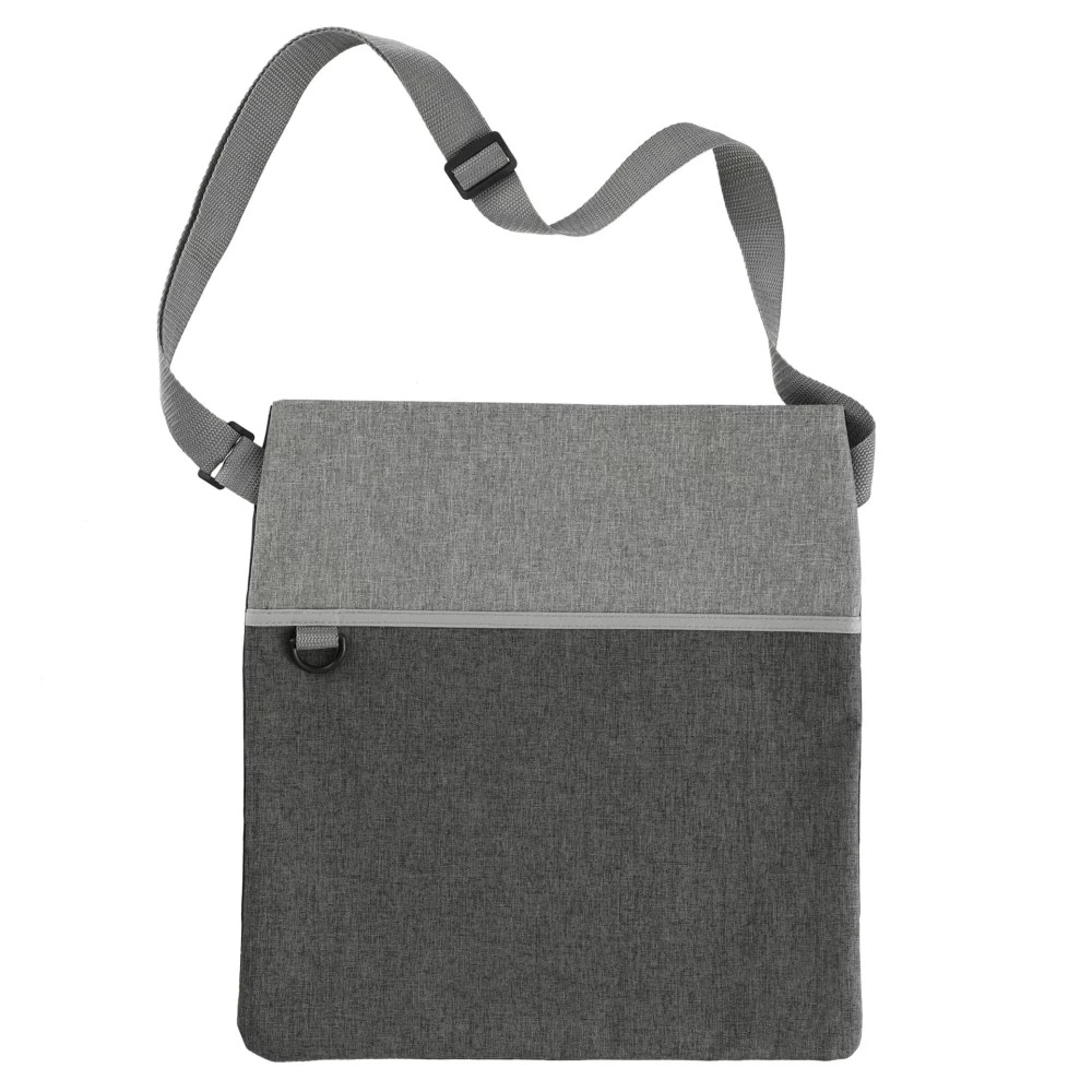 Sac fourre-tout croisé en RPET Double Heather