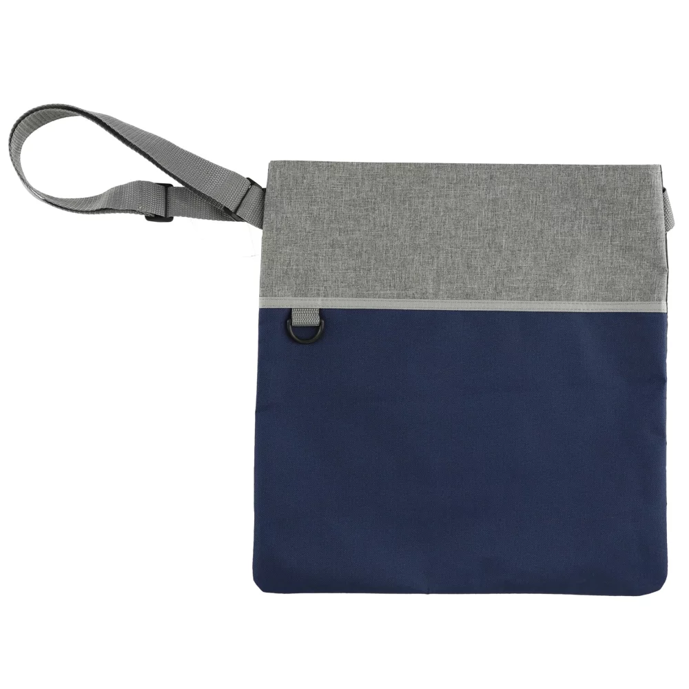 Sac fourre-tout croisé en RPET Double Heather