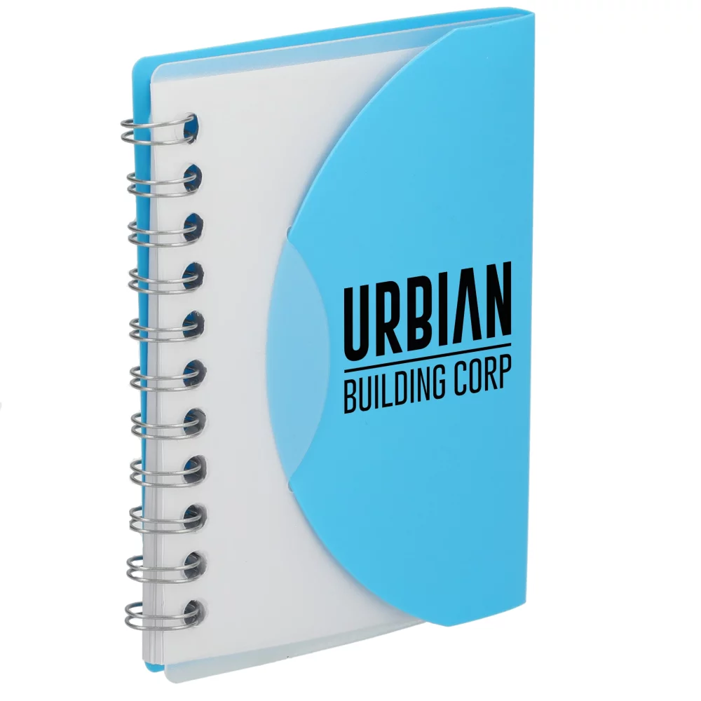 3.4" x 4.5" FSC® Recycled Post Spiral Notebook