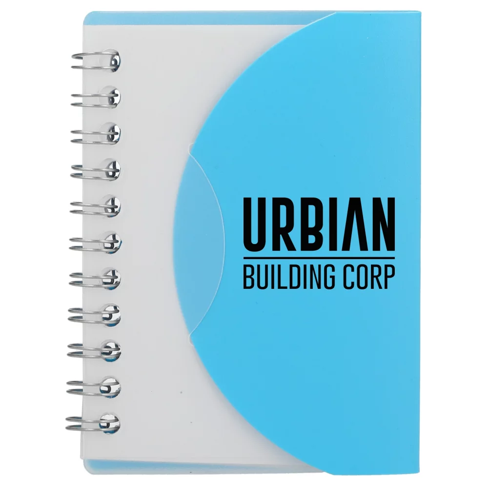 3.4" x 4.5" FSC® Recycled Post Spiral Notebook