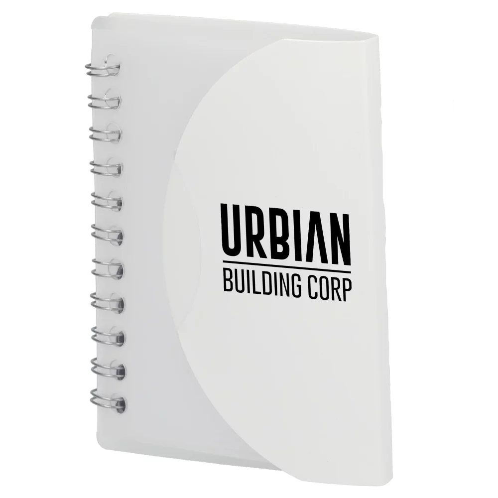 3.4" x 4.5" FSC® Recycled Post Spiral Notebook