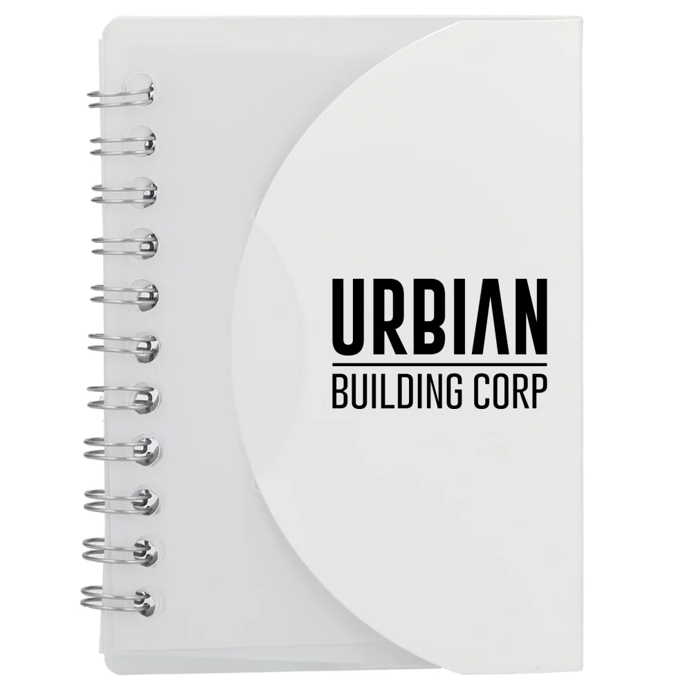 3.4" x 4.5" FSC® Recycled Post Spiral Notebook