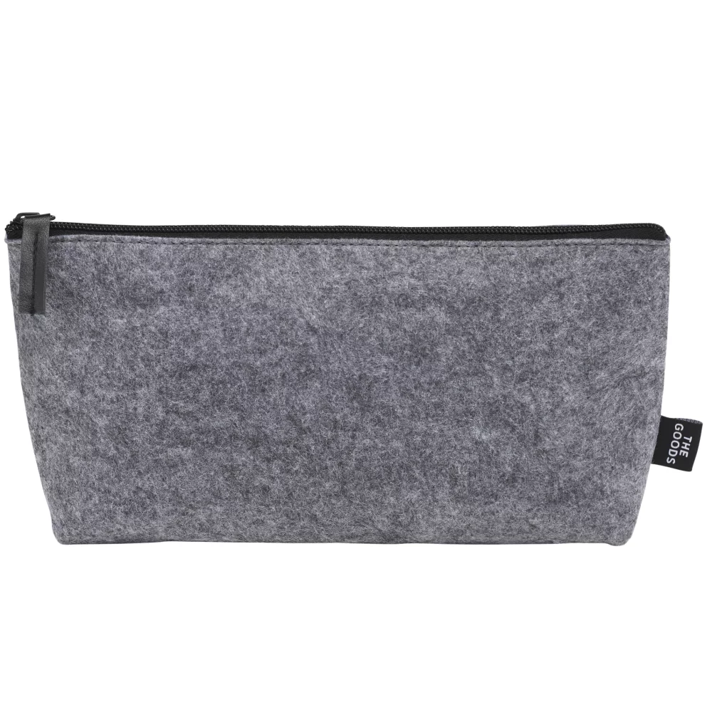 The Goods Recycled Felt Zippered Pouch