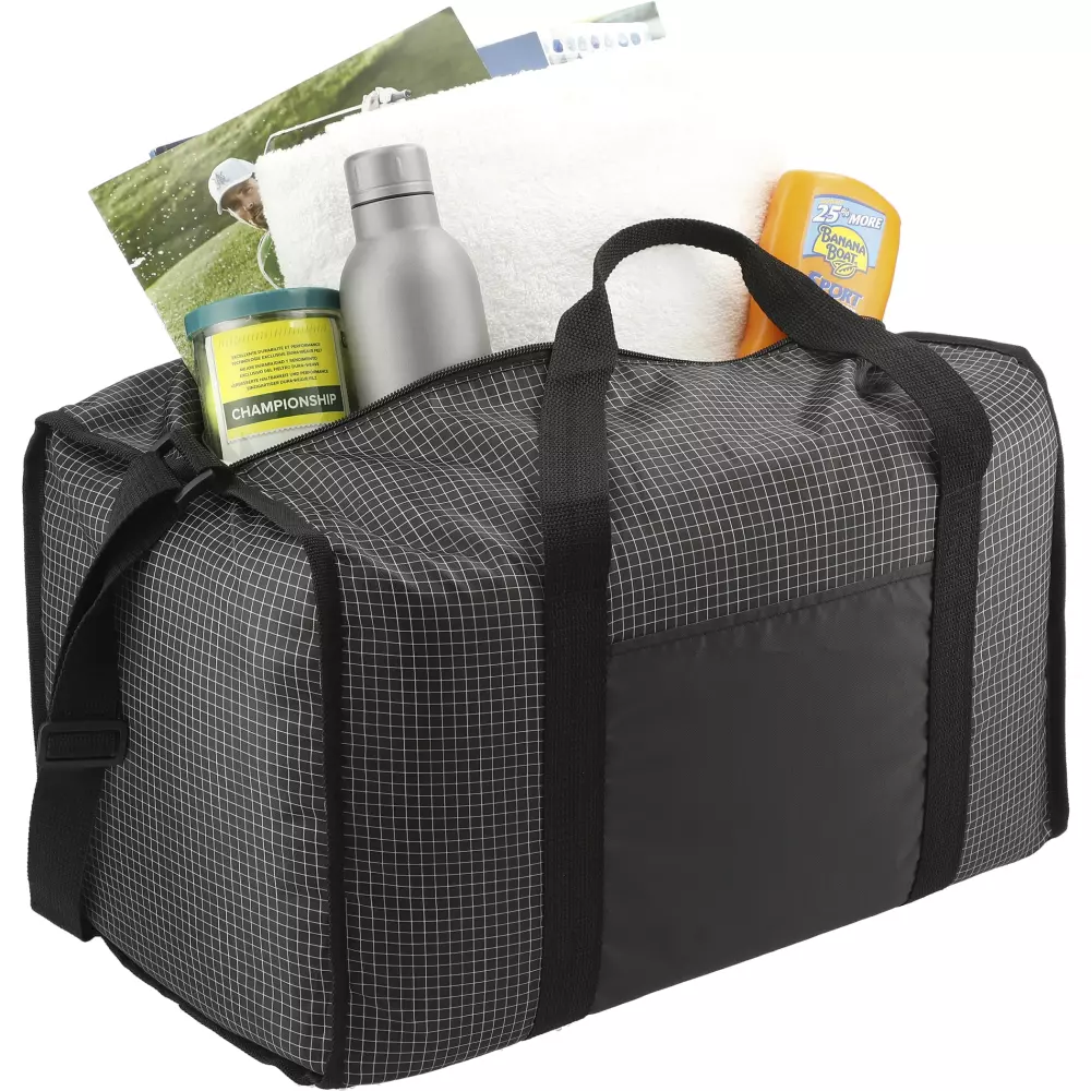 Grid Boxy Duffel