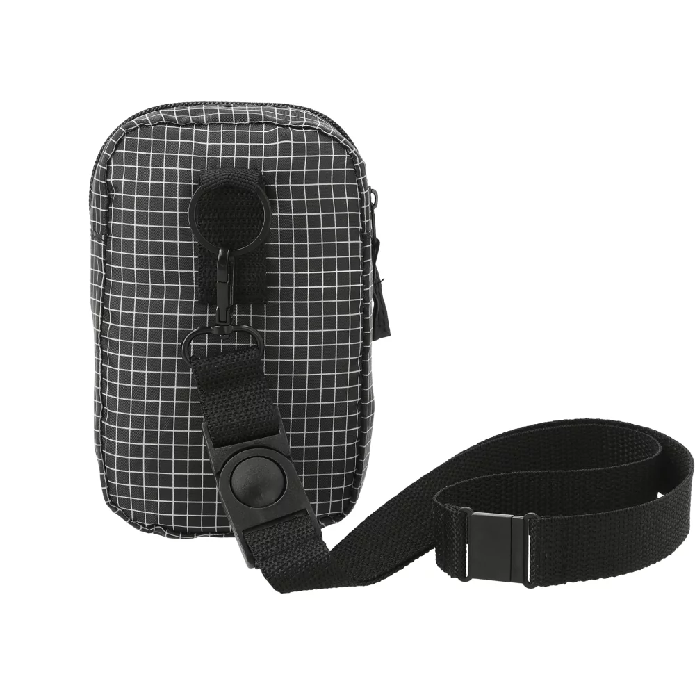 Grid Lanyard Phone Pouch