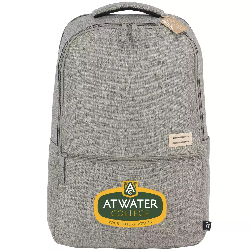 Le sac à dos pour ordinateur portable recyclé de 17 pouces.