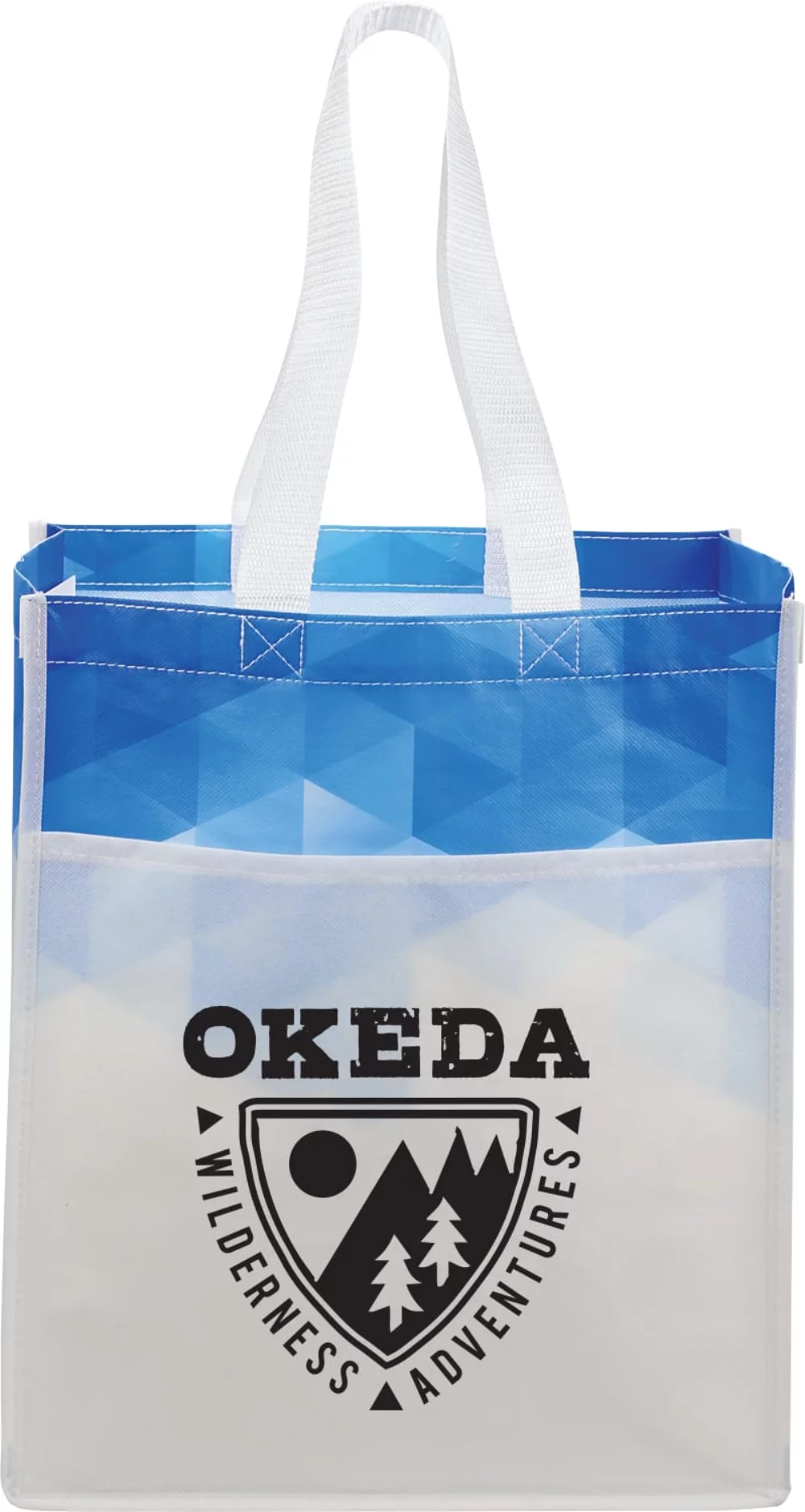 Gradient Laminated Grocery Tote