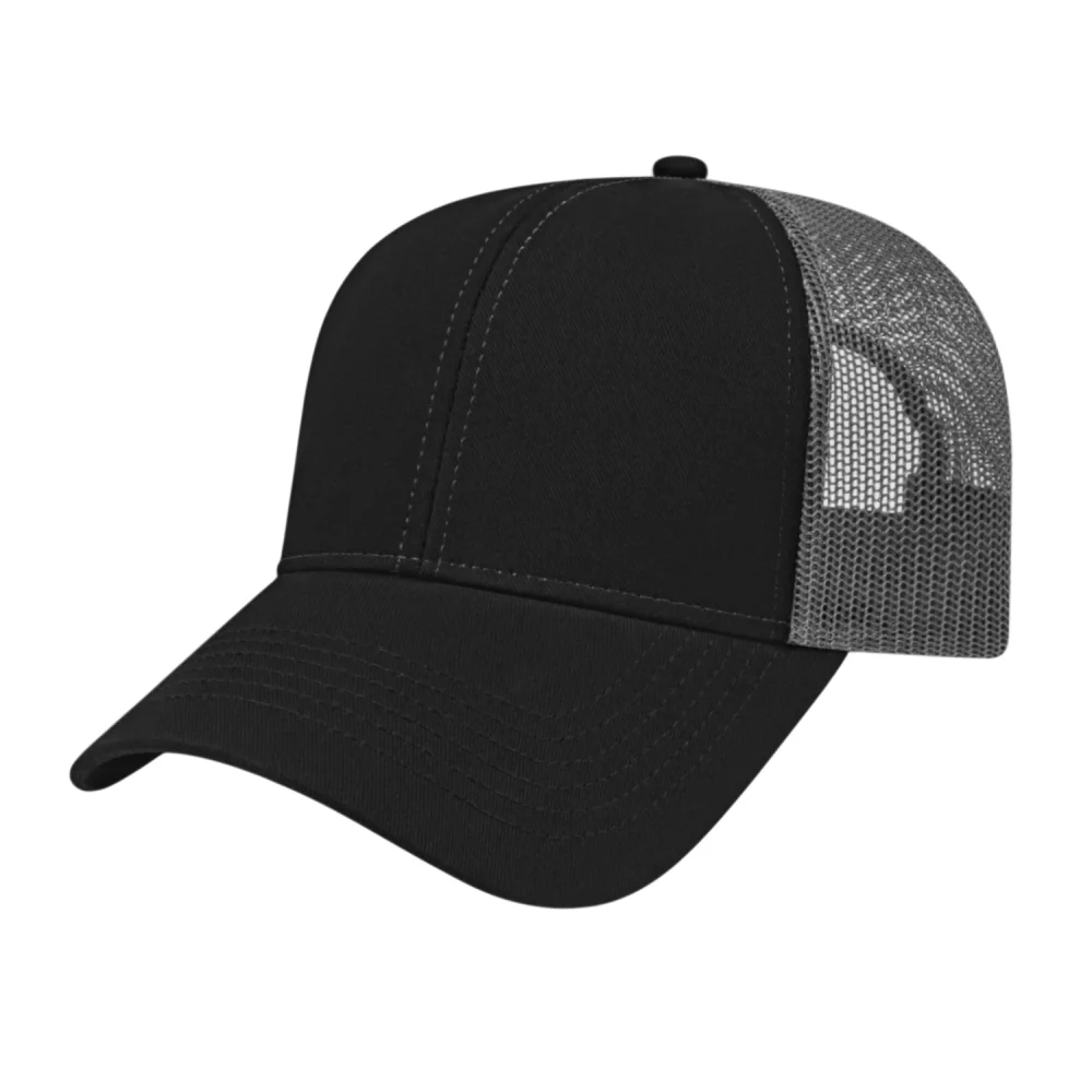 Casquette de camionneur bicolore Cap America en maille à l'arrière