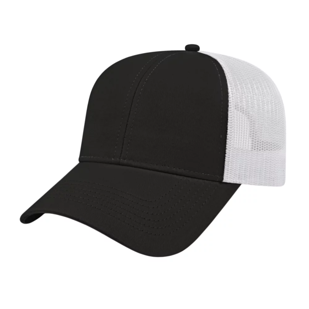 Casquette de camionneur bicolore Cap America en maille à l'arrière