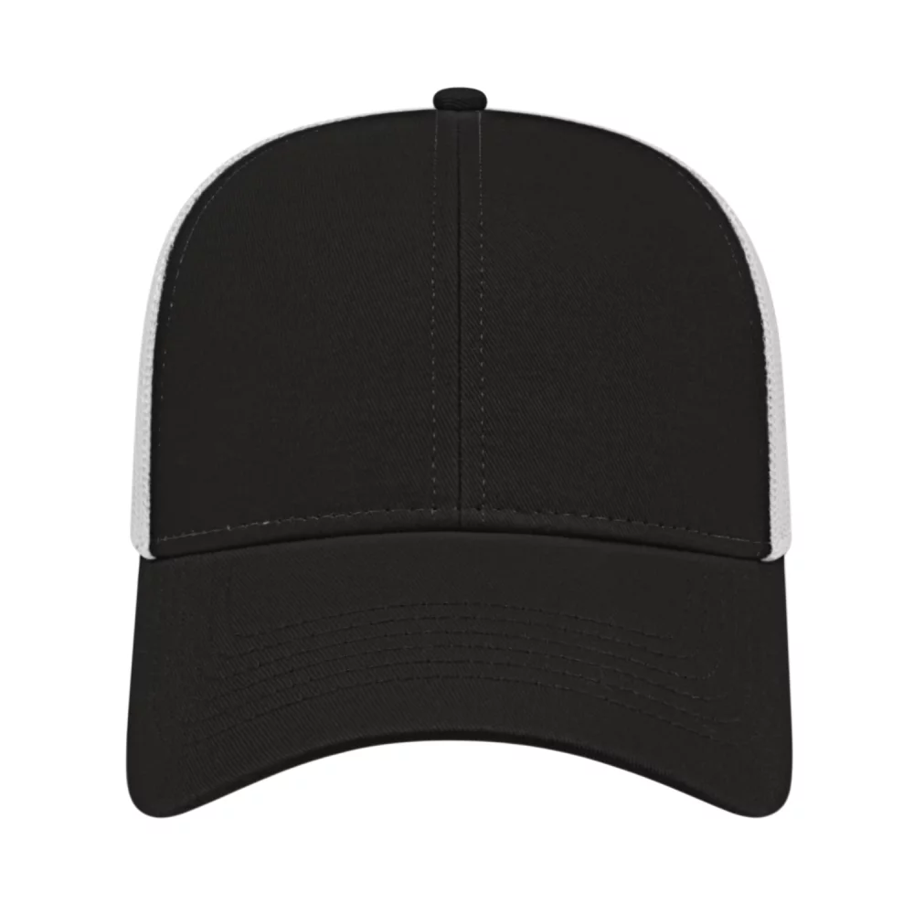 Casquette de camionneur bicolore Cap America en maille à l'arrière