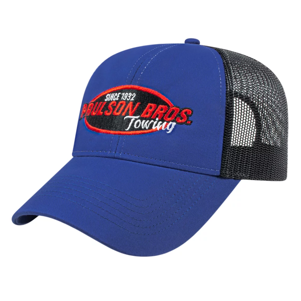 Casquette de camionneur bicolore Cap America en maille à l'arrière